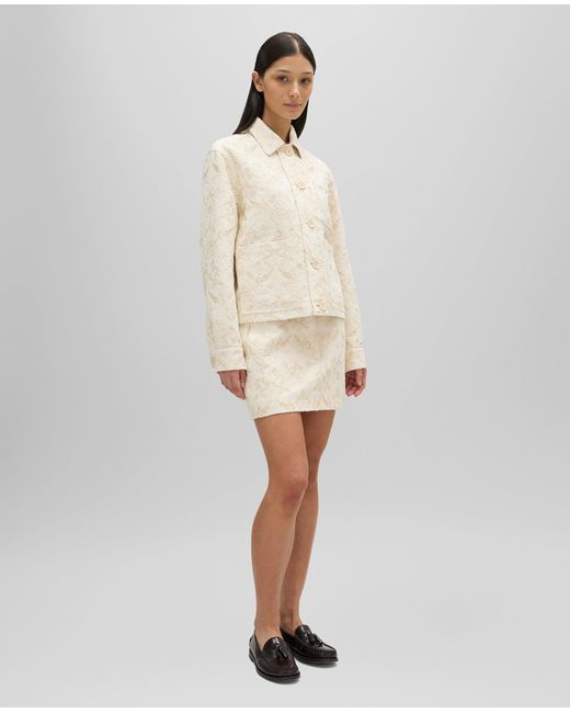 Aspesi Natural Jacke Aus Lurex-Jacquard