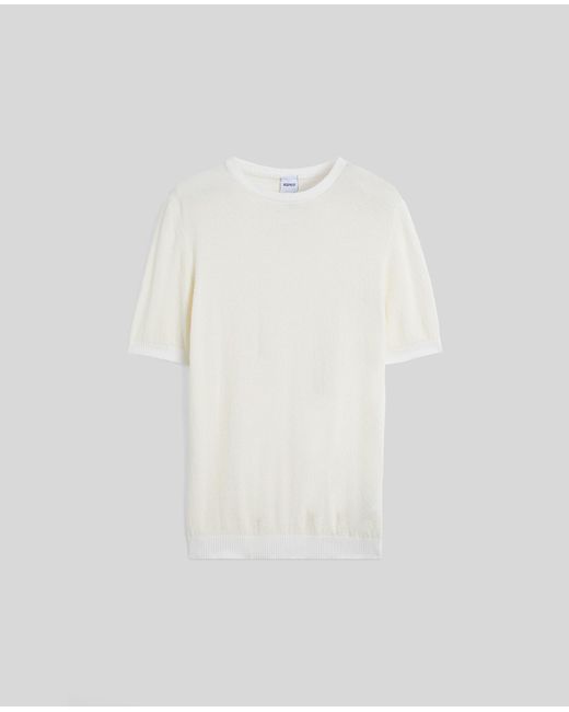 T-Shirt di Aspesi in White da Uomo