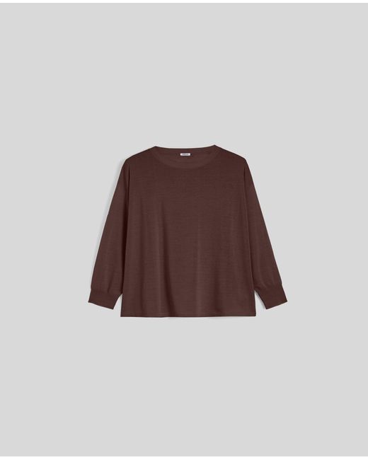 Aspesi Brown Pullover Aus Reiner Baumwolle