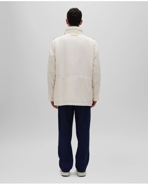Aspesi Feldjacke Aus Baumwolle Und Leinen in White für Herren
