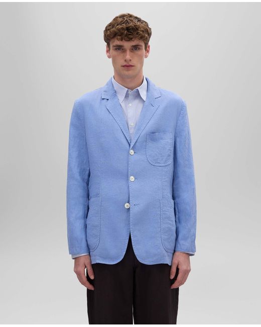 Aspesi Blazer Samuraki Aus Leinen in Blue für Herren