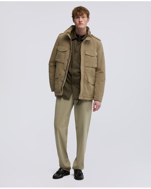 Mini Field Jacket Cot di Aspesi in Green da Uomo