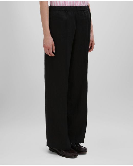 Aspesi Black Hose Aus Leinen