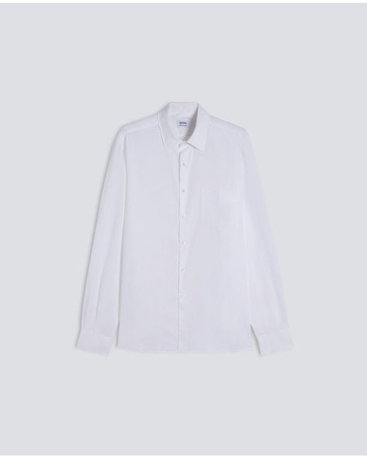 Aspesi Hemd Aus Japanischem Chambray in White für Herren