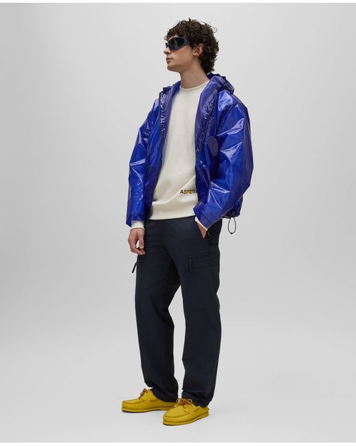 Aspesi Polyester-Organza-Jacke in Blue für Herren