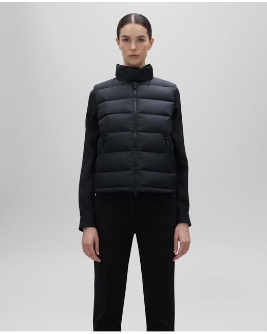 Aspesi Black Weste New Minnie Aus Recyceltem Nylon