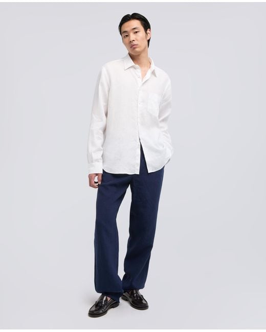 Aspesi Hemd Aus Japanischem Chambray in White für Herren