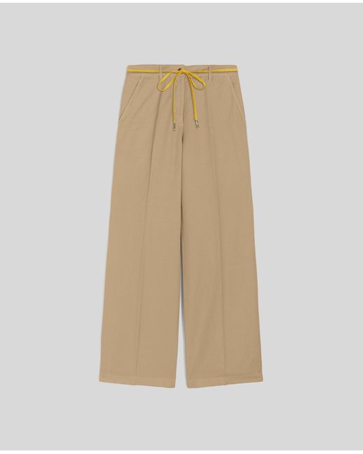Pantalone A Vita Alta di Aspesi in Natural
