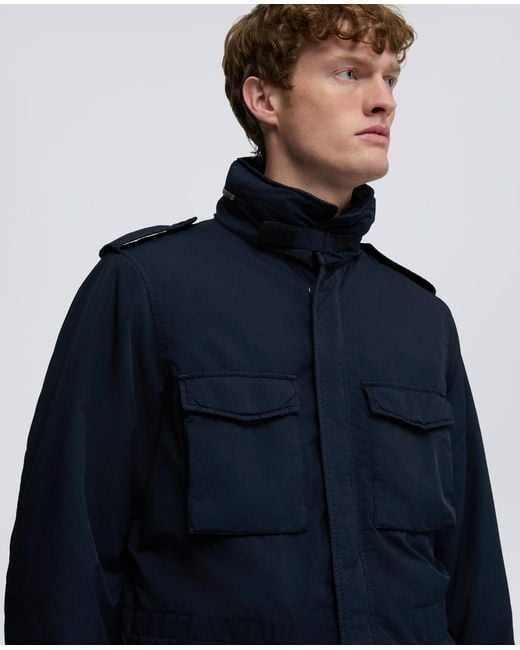Aspesi Field Jacket New Camp Aus Nylon in Blue für Herren