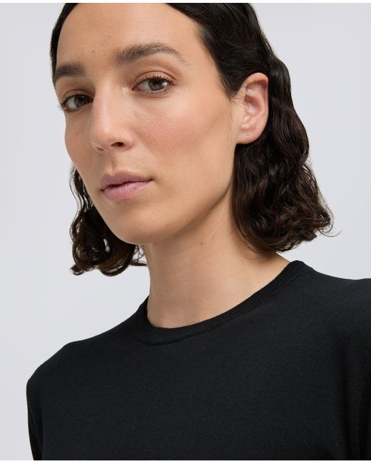 Aspesi Black Merinowollpullover Mit Halsausschnitt