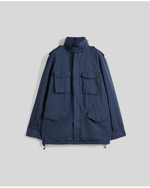 Field Jacket New Camp di Aspesi in Blue da Uomo