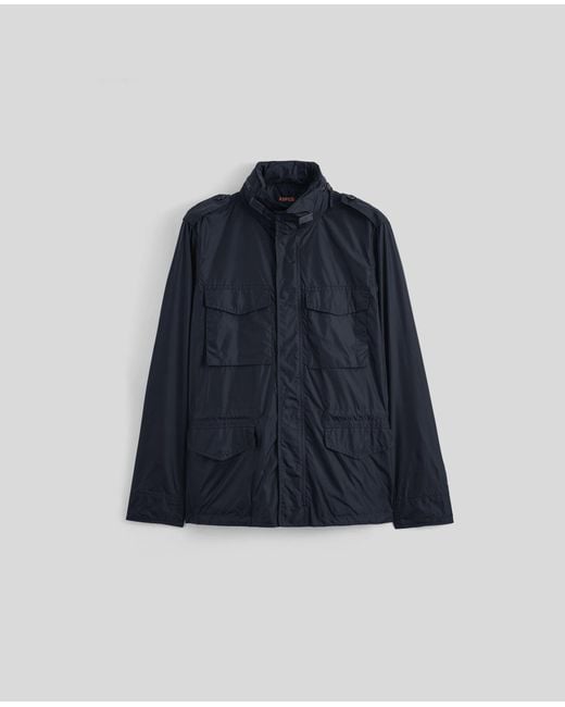 Aspesi Mini Field Jacket Windbreaker Aus Nylon in Blue für Herren