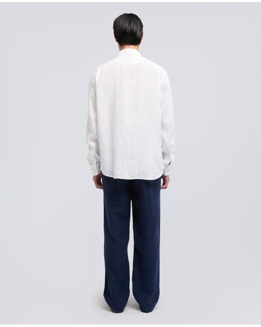 Aspesi Hemd Aus Japanischem Chambray in White für Herren