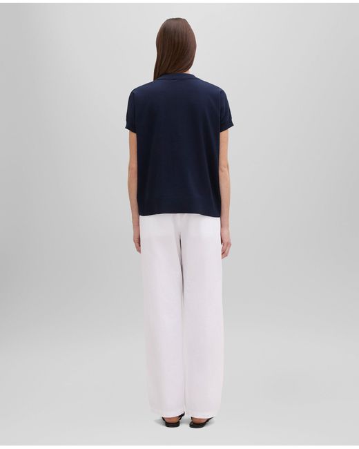Aspesi Blue Pullover Aus Baumwolle Mit V-Ausschnitt