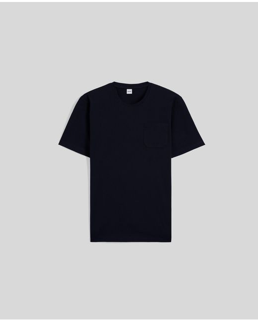 T-Shirt Classica Vestibilità Slim Uomo di Aspesi in Blue da Uomo