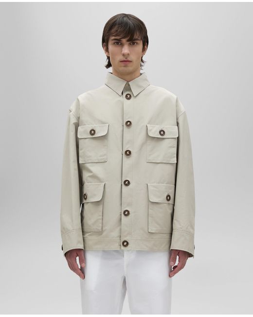 Aspesi Jacke Abisai Aus Canvas Aus Baumwollgemisch in Natural für Herren