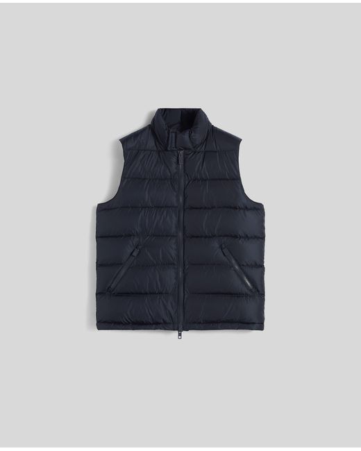 Gilet Piuma Slim Re di Aspesi in Blue da Uomo