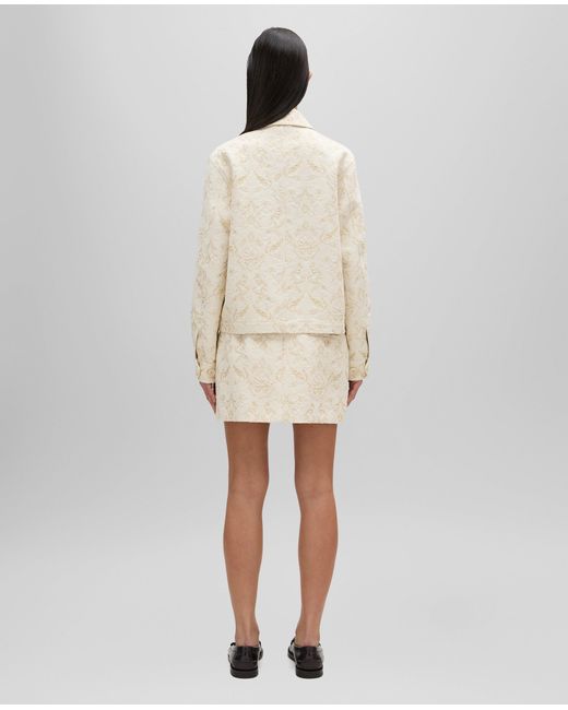 Aspesi Natural Jacke Aus Lurex-Jacquard