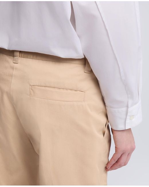 Aspesi Natural Hosen Aus Extra Feinem, Stuckgefarbtem Baumwoll-Twill