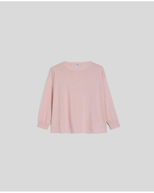 Aspesi Pink Pullover Aus Reiner Baumwolle