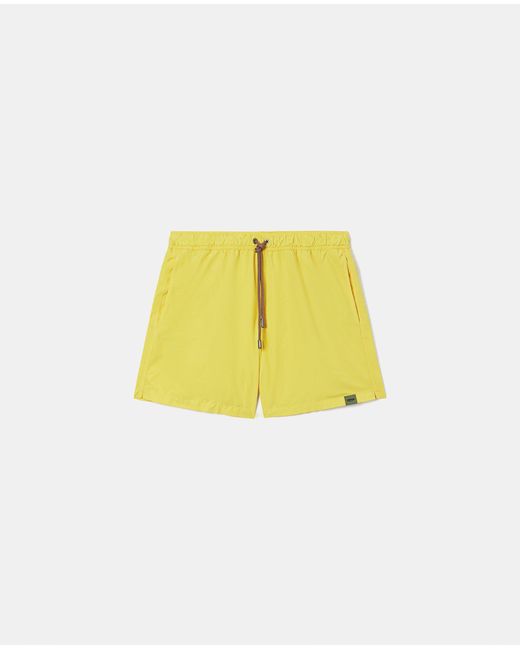 Aspesi Shorts Mare Uomo Tinta Unita in Yellow für Herren