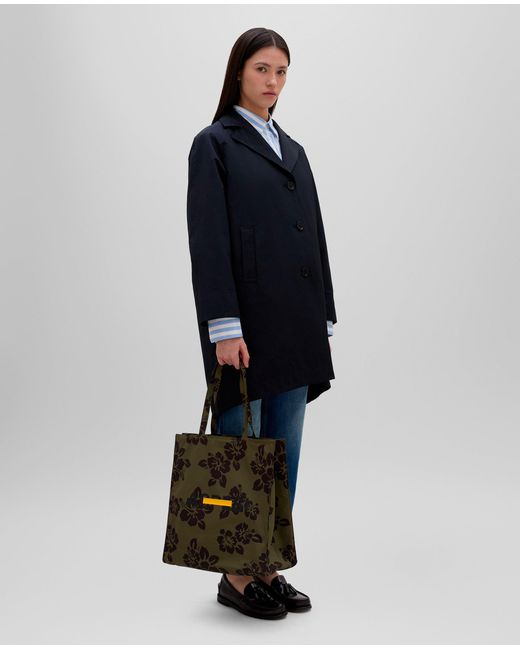 Aspesi Multicolor Shopper Mit Hibiskusprint