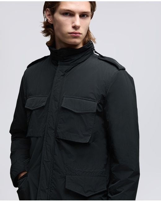Aspesi Abgefeilte Jacke Mini Field Vento Aus Nylon in Black für Herren