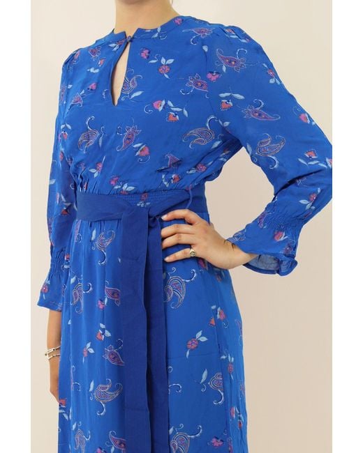 Aspiga Blue Ladies Sustainable Maeve Georgette Dress