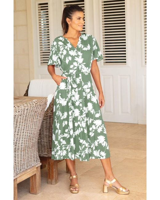 Aspiga Green Sustainable Emily Dress Summer Holiday Ecovero Viscose