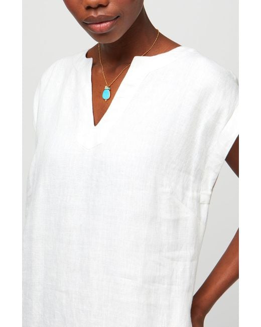 Aspiga White Ethical Dori Dress Summer Holiday Beach Cover Up
