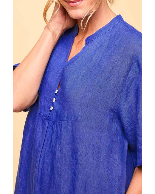 Aspiga Blue Ethical Ithaca Dress Summer Holiday Beach Cover Up Cobalt