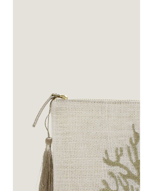 Aspiga Ladies Sustainable Clutch Woven Natural