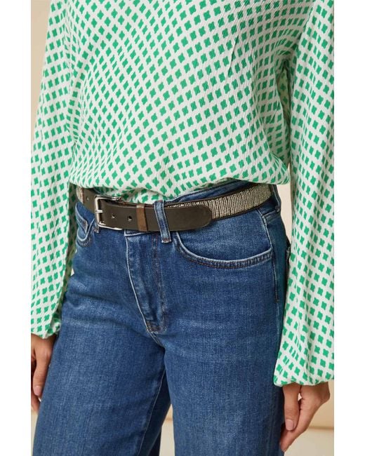 Aspiga Natural Sustainable Leather Maasai Belt