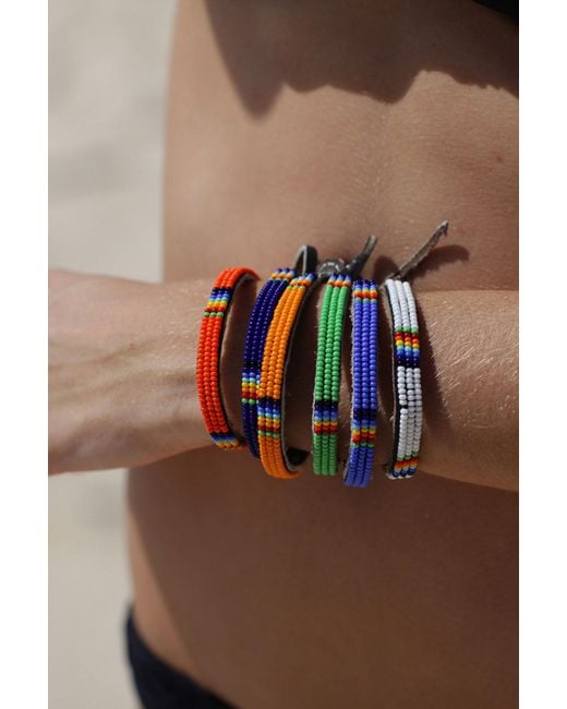 Aspiga Natural Sustainable Glass Bead Maasai Bracelet Beads Gifting