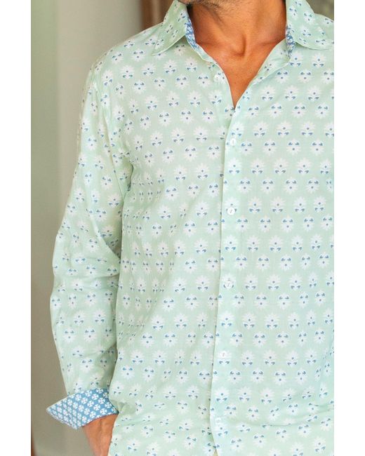 Aspiga Green Sustainable Organic Cotton Shirt Mint for men