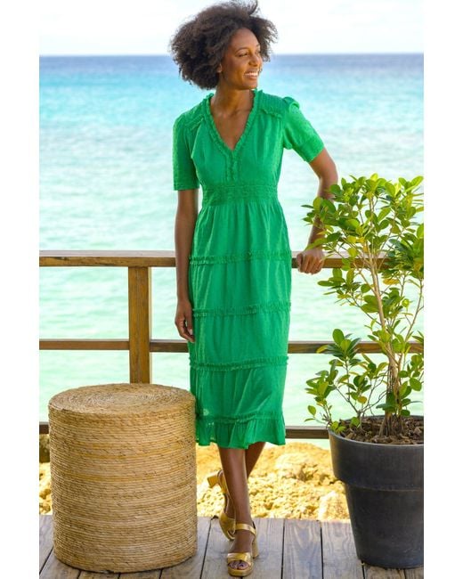 Aspiga Green Ladies Sustainable Organic Cotton Viola Dress