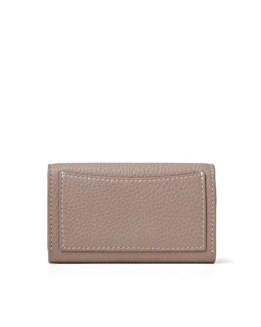 Aspinal Gray Business Card Holder