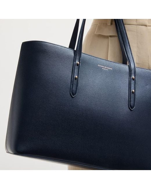 Aspinal Blue Regent Tote