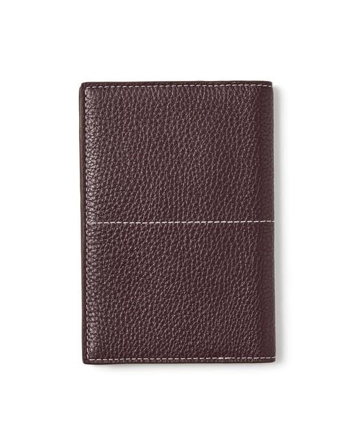 Aspinal Purple Hudson Passport Cover