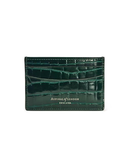 Aspinal Green Slim Credit Card Holder