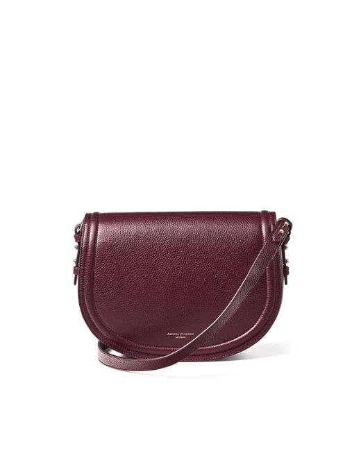 Aspinal Purple Stella Satchel Crossbody
