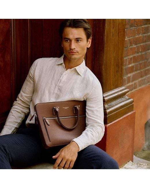 Aspinal Brown Connaught Folio for men