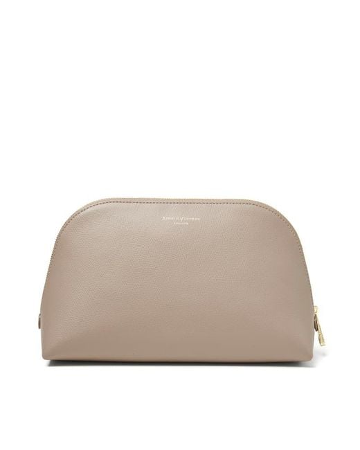 Aspinal Gray Classic Toiletry Bag