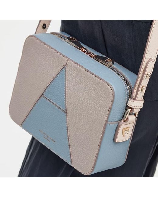 Aspinal Gray Camera Crossbody