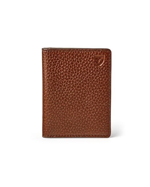 Aspinal Brown Id & Travel Card Case