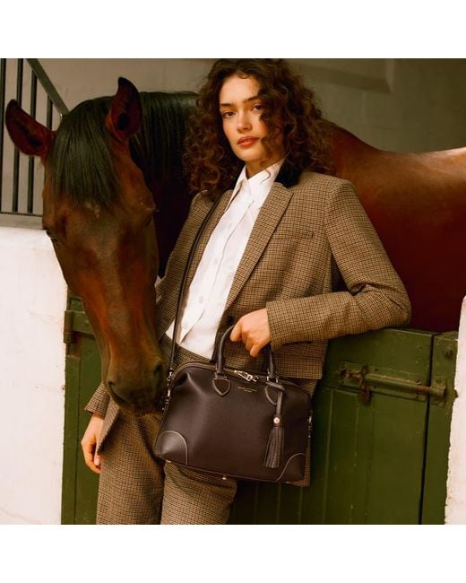 Aspinal Black Hudson Midi