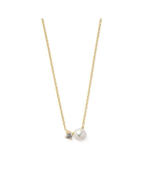 Aspinal Metallic Toi Et Moi Necklace