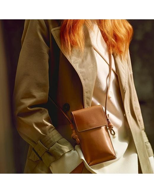 Aspinal Brown "Ella"-Telefontasche