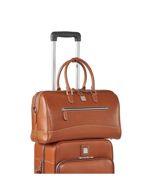 Aspinal Brown Connaught Flight Work Bag