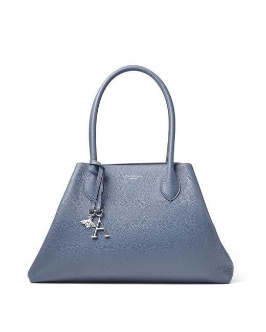 Aspinal Blue Large Paris Bag